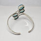 Aquamarine Sterling Silver Bangle - Rivendell Shop
