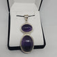 Amethyst Sterling Silver Pendant - Rivendell Shop