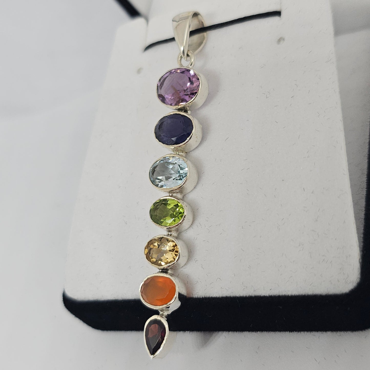Chakra Sterling Silver Pendant - Rivendell Shop