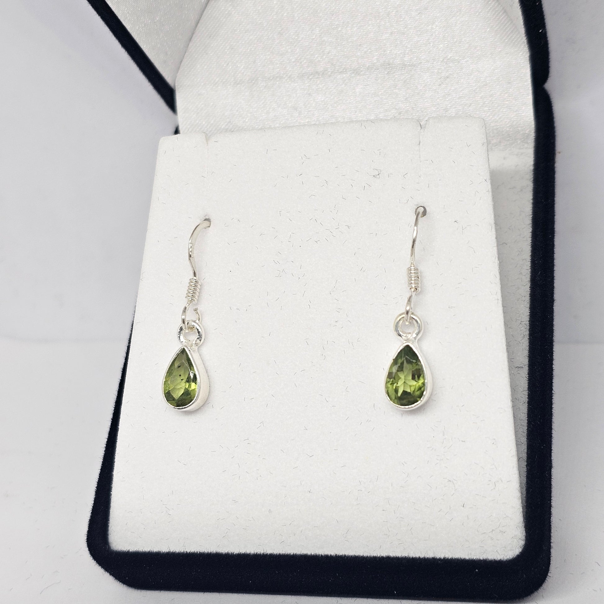 Peridot Sterling Silver Earrings - Rivendell Shop