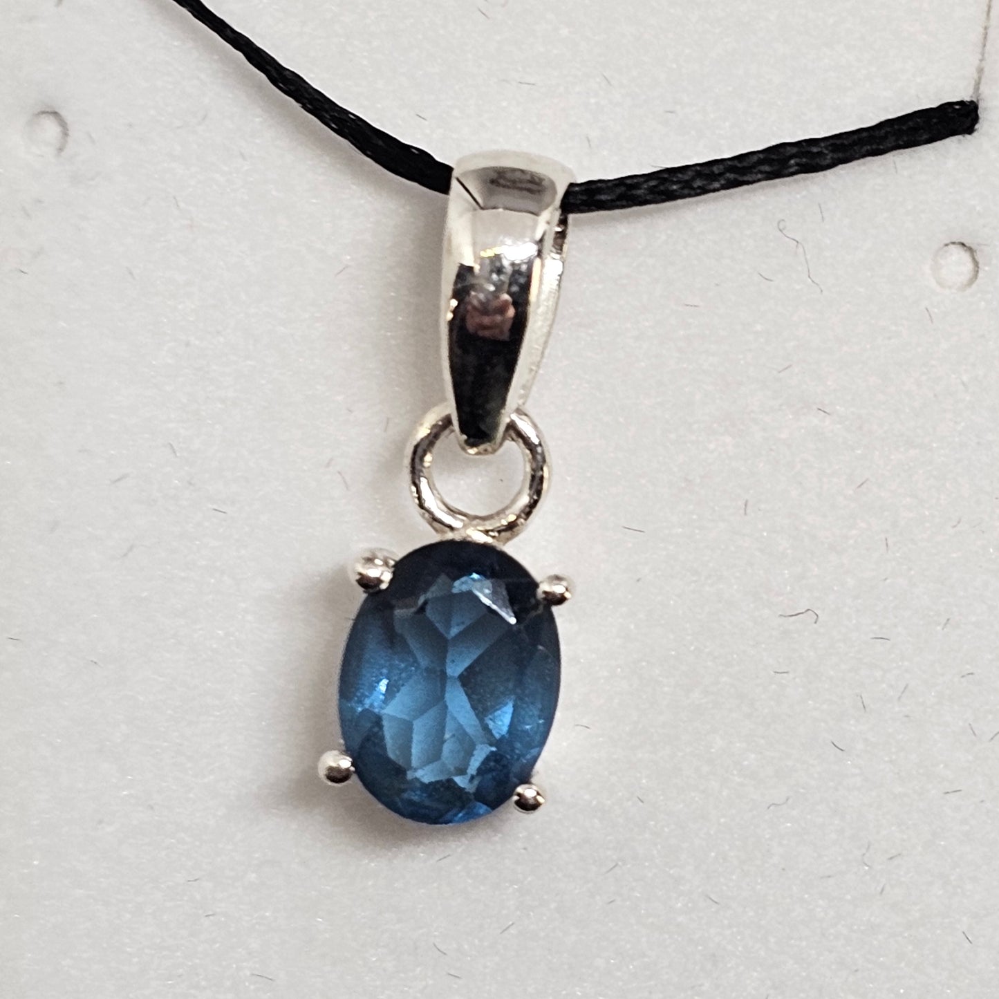 Iolite Sterling Silver Pendant - Rivendell Shop