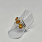 Amber Sterling Silver Ring - Rivendell Shop
