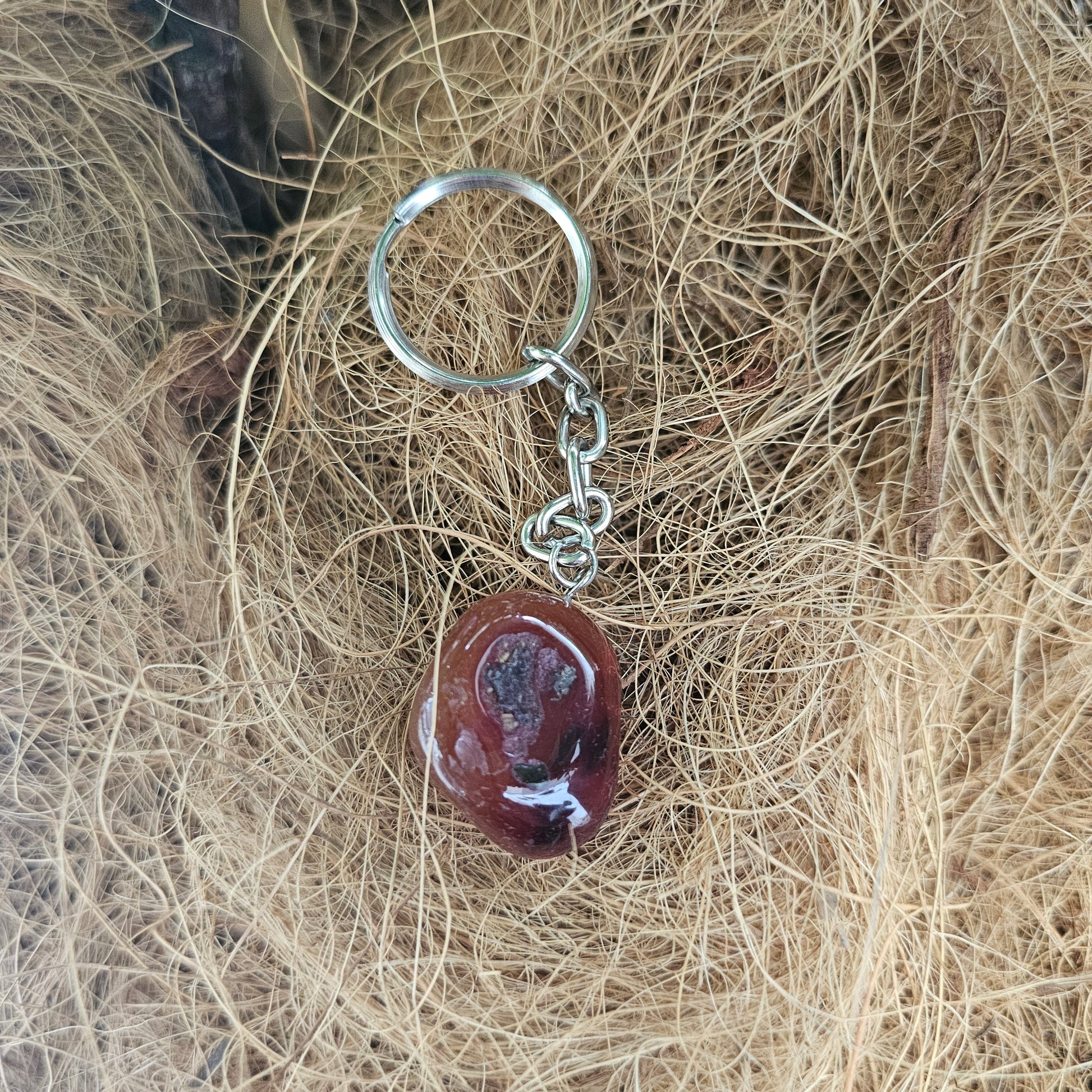 Carnelian Keychain - Rivendell Shop