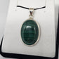 Malachite Sterling Silver Pendant - Rivendell Shop