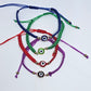 Evil Eye Wax Bracelet- Multicolour - Rivendell Shop