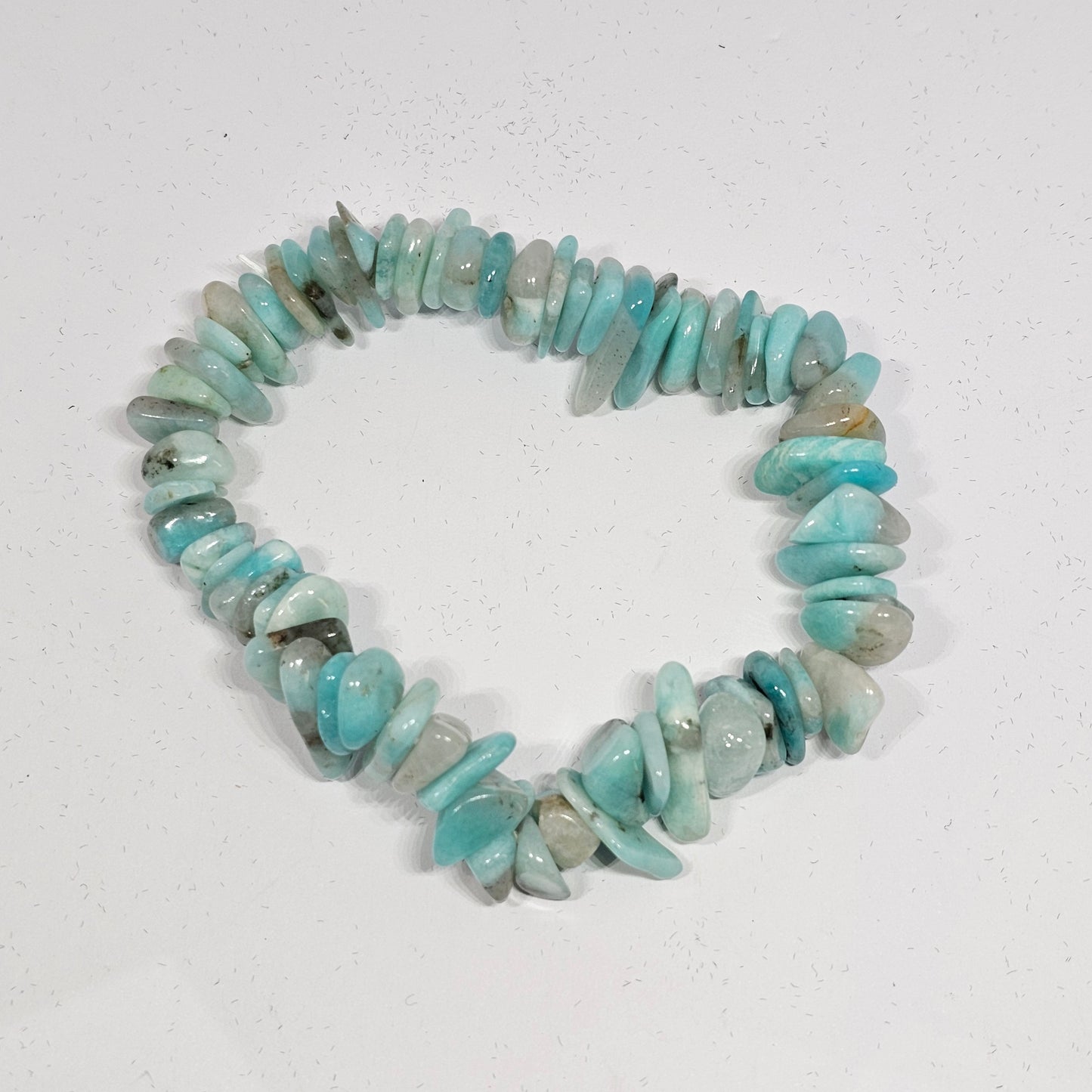 Amazonite Chunky Chip Bracelet - Rivendell Shop