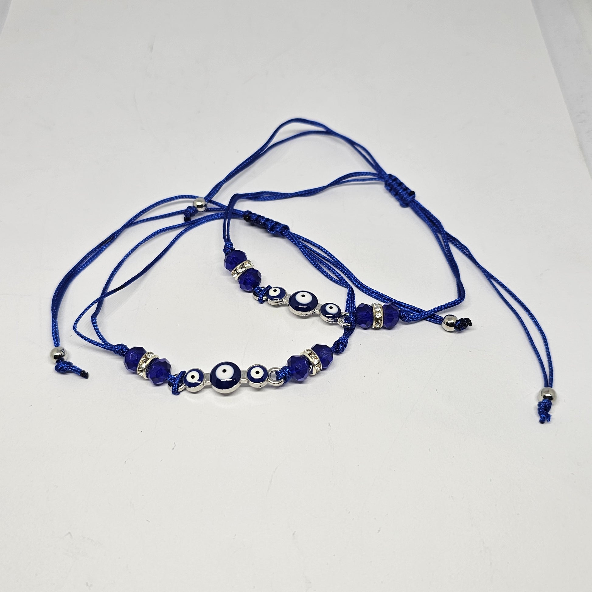 Evil Eye Wax Bracelet - Dark Blue - Rivendell Shop