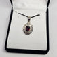 Garnet Sterling Silver Pendant - Rivendell Shop