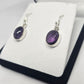 Amethyst Sterling Silver Earrings - Rivendell Shop