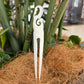 Handcarved Bone 2 Prong Heru (Comb) - Manaia - Rivendell Shop