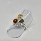 Amber Sterling Silver Ring - Rivendell Shop
