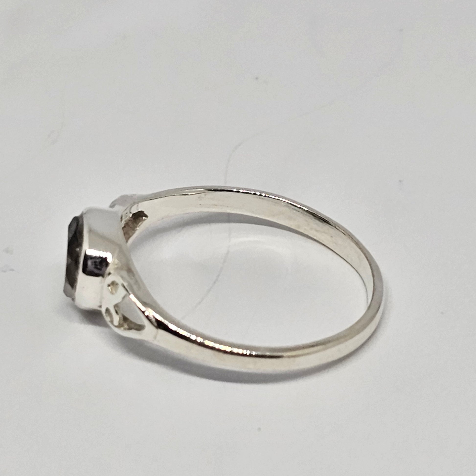 Smoky Quartz Sterling Silver Ring - Rivendell Shop