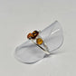 Amber Sterling Silver Ring - Rivendell Shop
