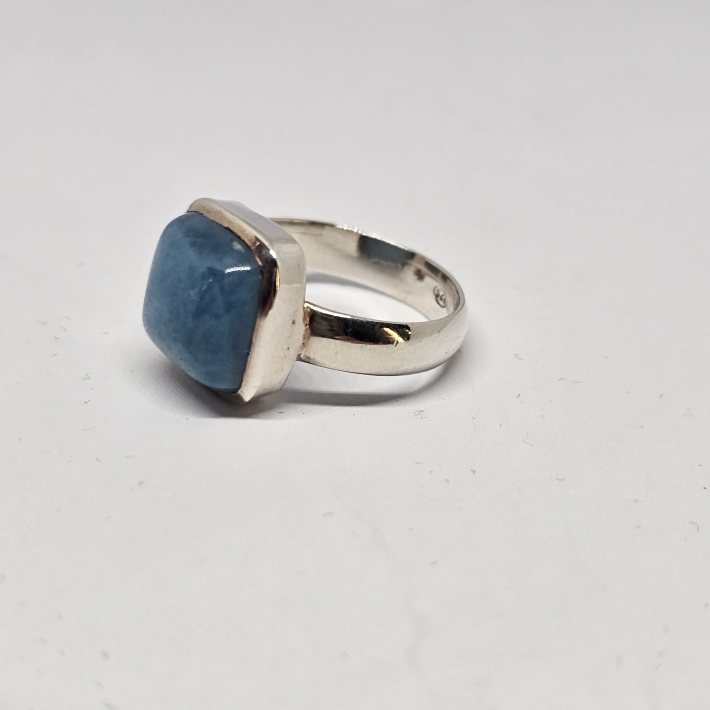 Aquamarine Sterling Silver Ring - Rivendell Shop