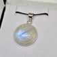 Moonstone Sterling Silver Pendant - Rivendell Shop