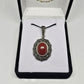 Carnelian Sterling Silver Pendant - Rivendell Shop