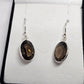 Smoky Quartz Sterling Silver Earrings - Rivendell Shop