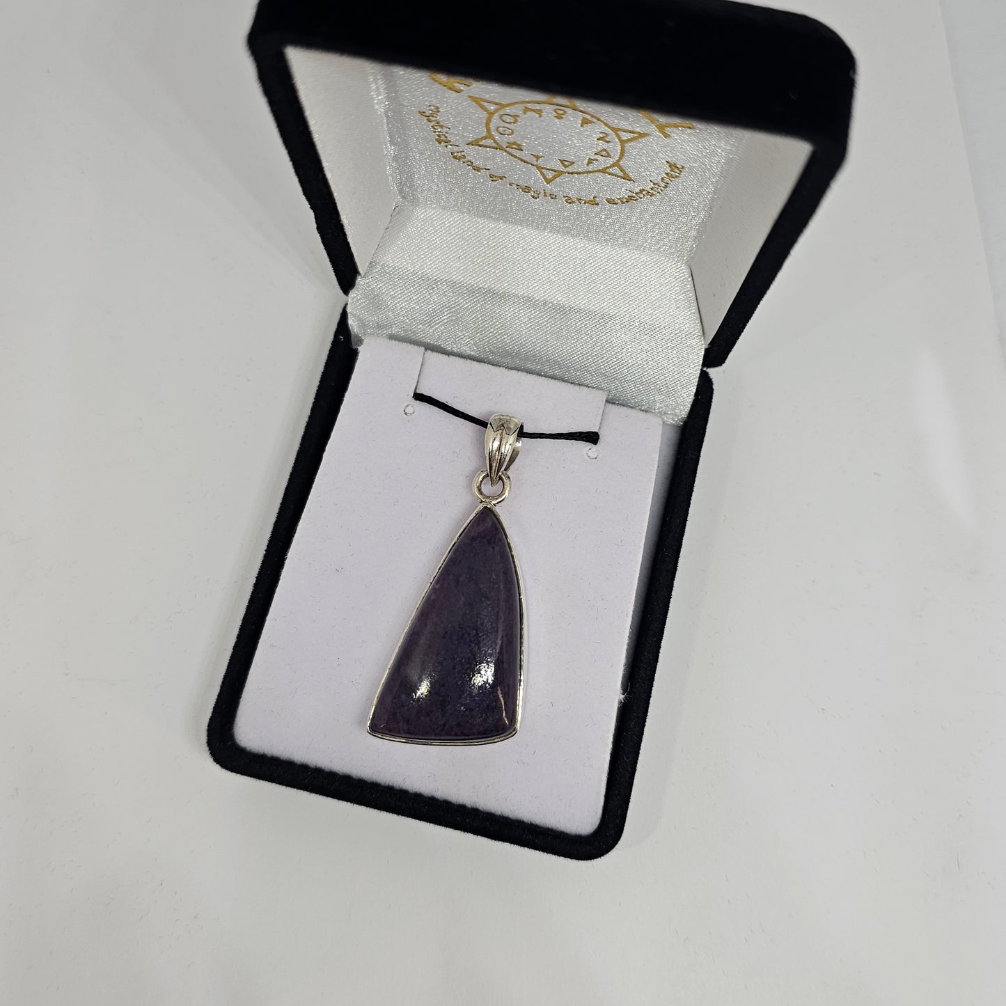 Charoite Sterling Silver Pendant - Rivendell Shop
