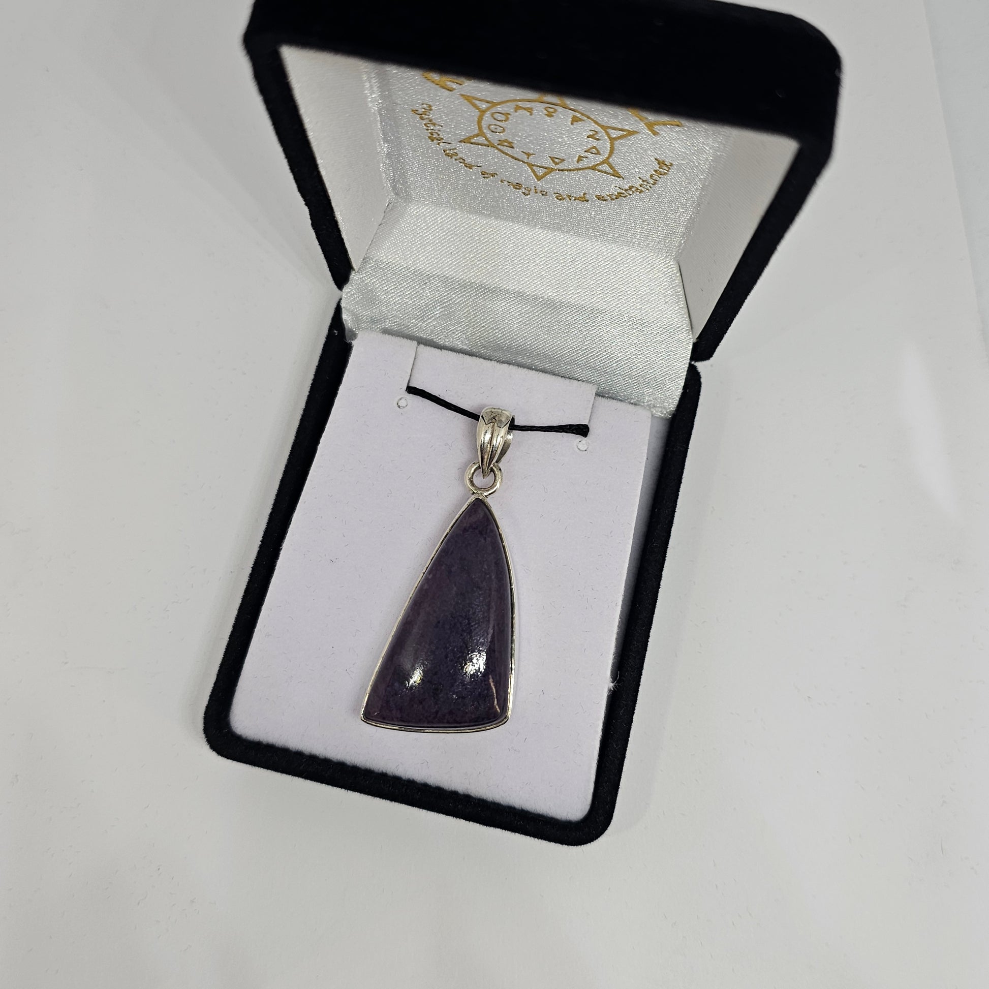 Charoite Sterling Silver Pendant - Rivendell Shop