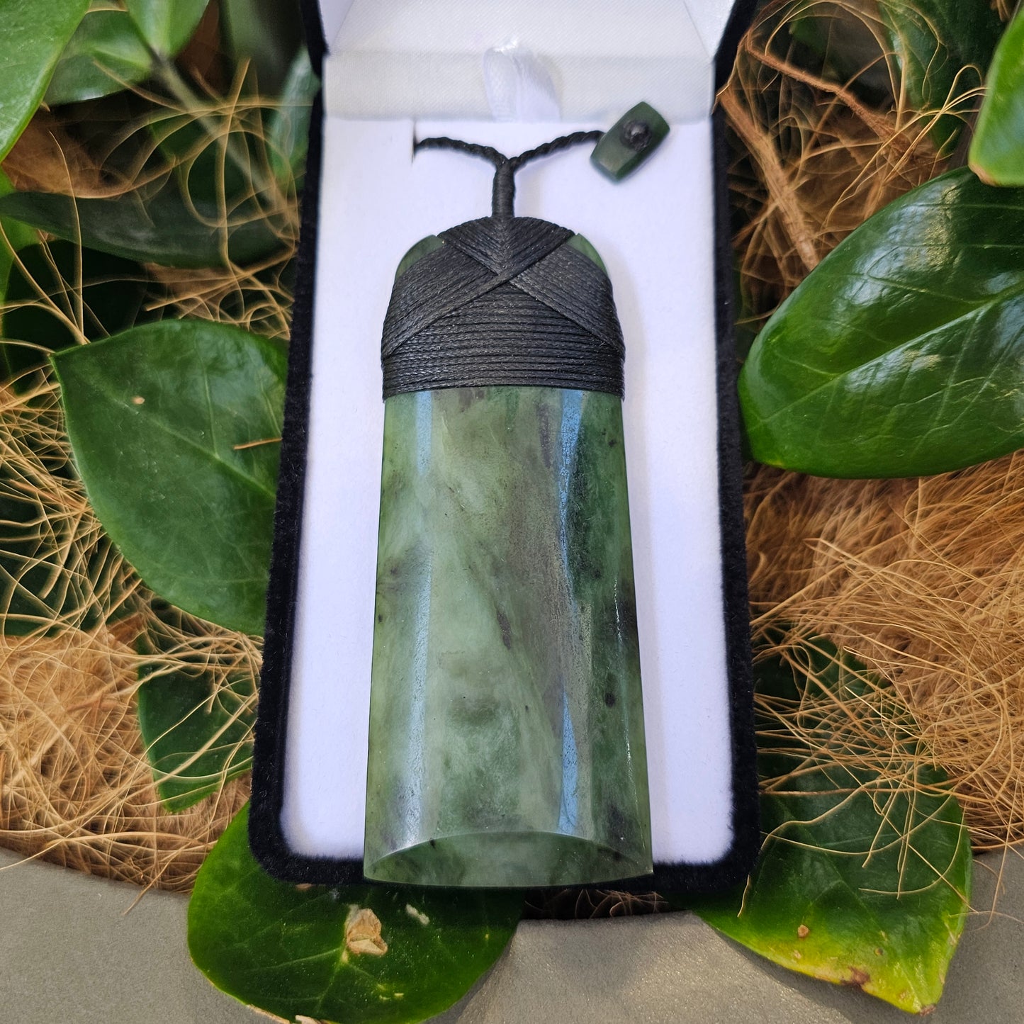 Large Greenstone (Pounamu) Toki Pendant 85mm x 35mm