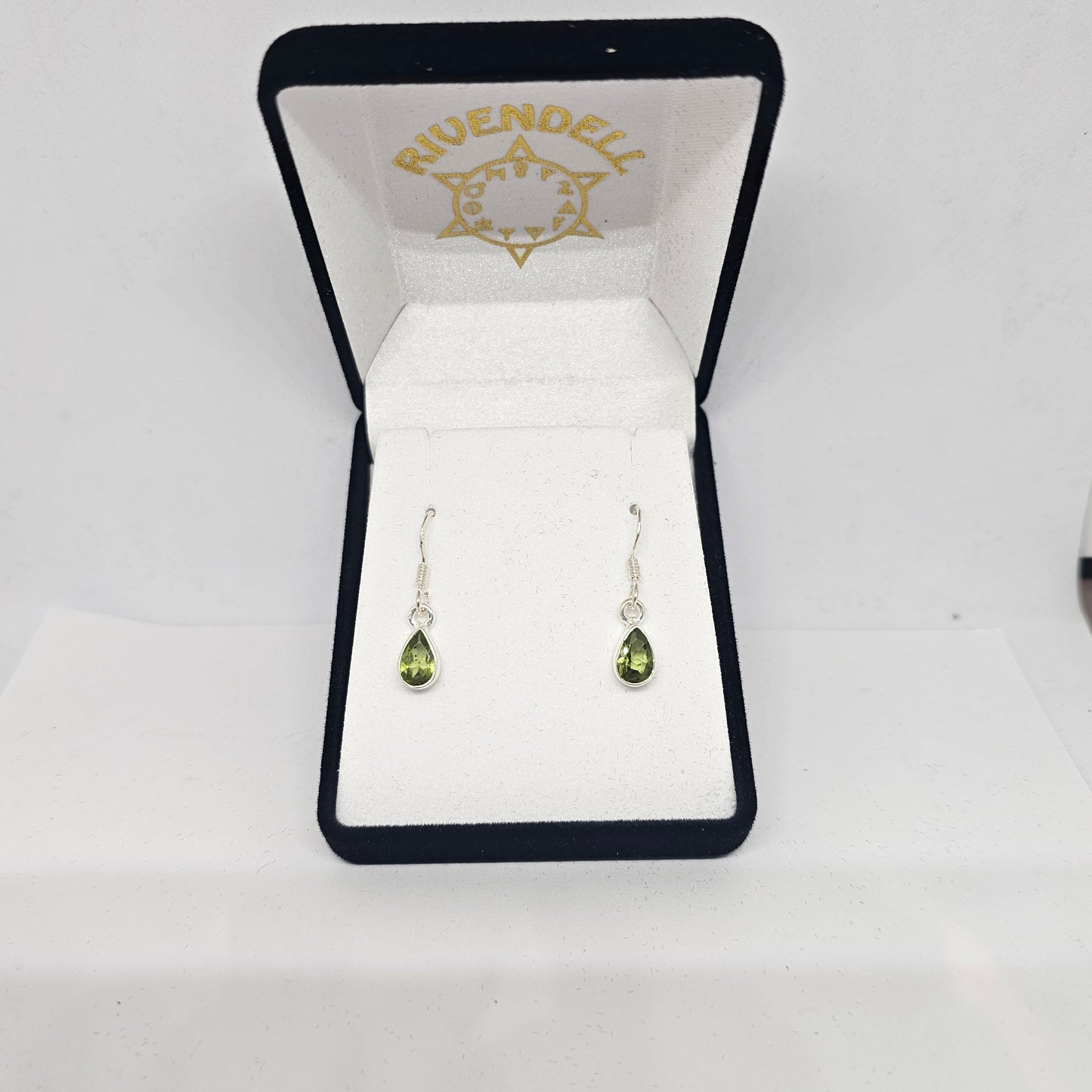 Peridot Sterling Silver Earrings - Rivendell Shop