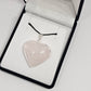 Rose Quartz Heart Pendant - Rivendell Shop