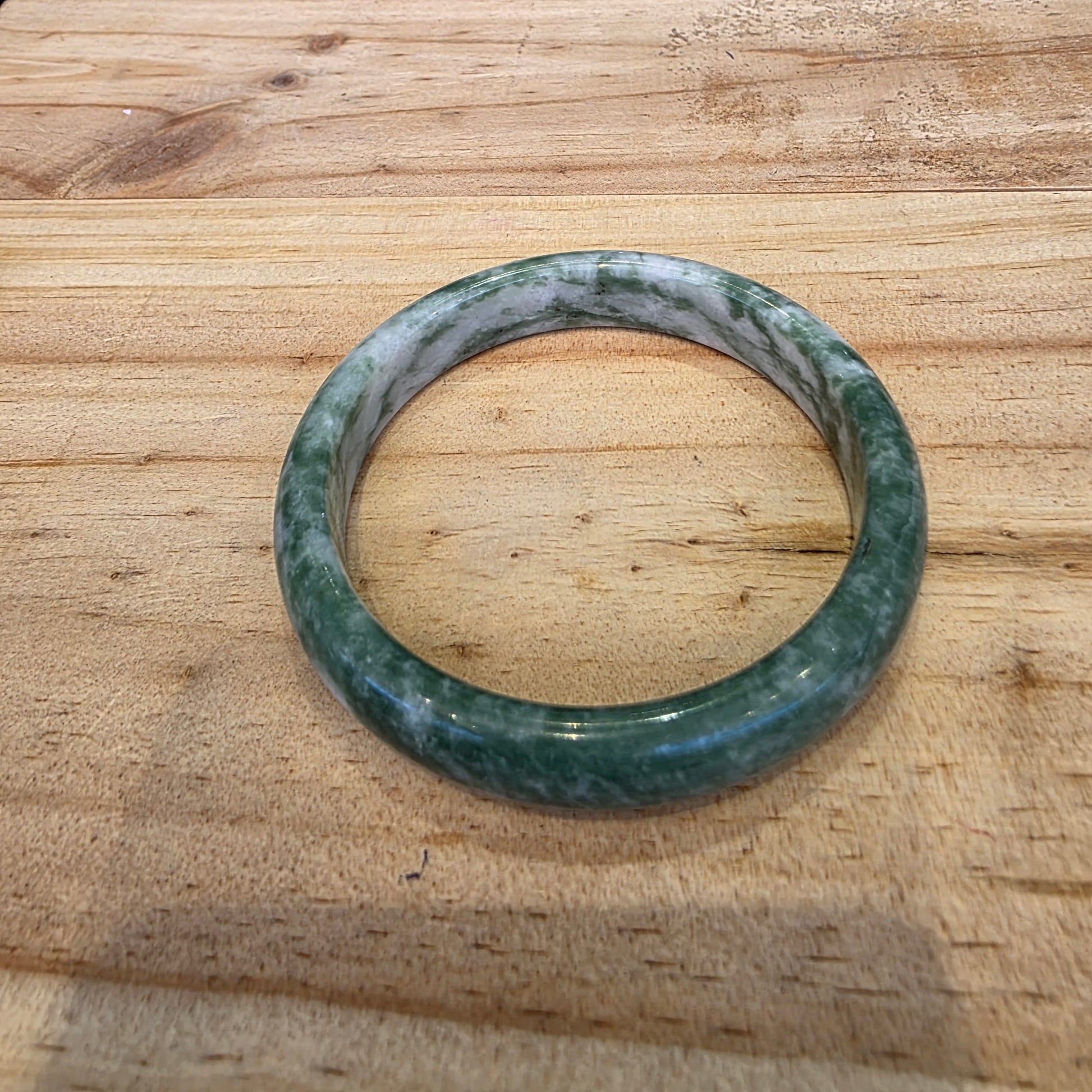 Green Jade Bangle - Rivendell Shop