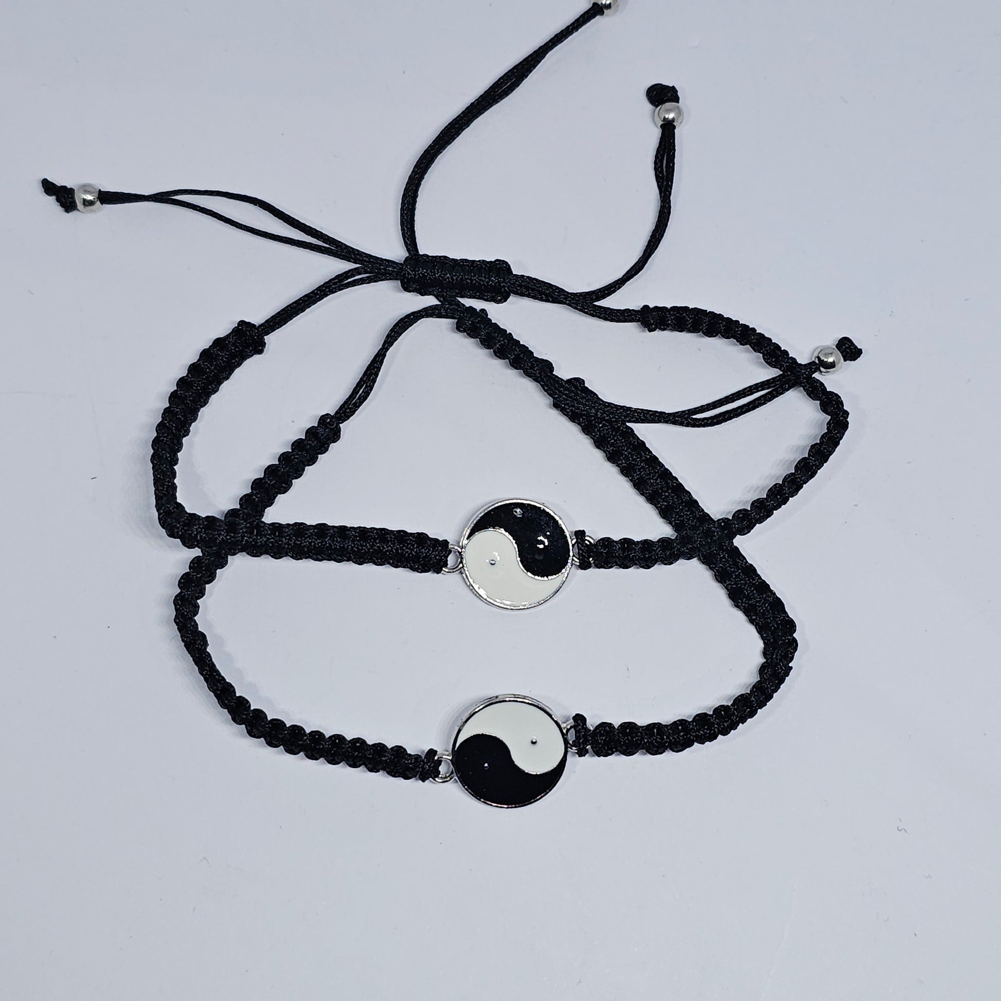 Yin Yang Wax Cord Bracelet - Rivendell Shop