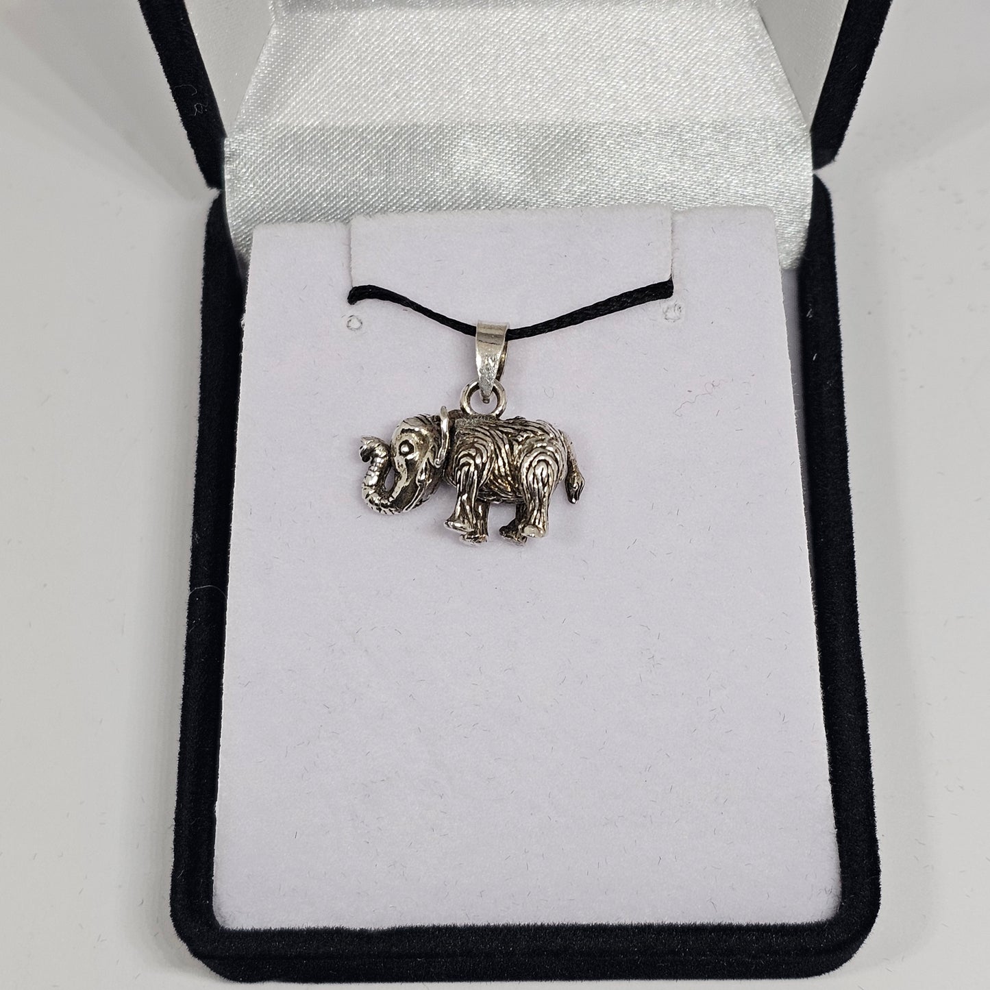 Sterling Silver Elephant Pendant - Rivendell Shop