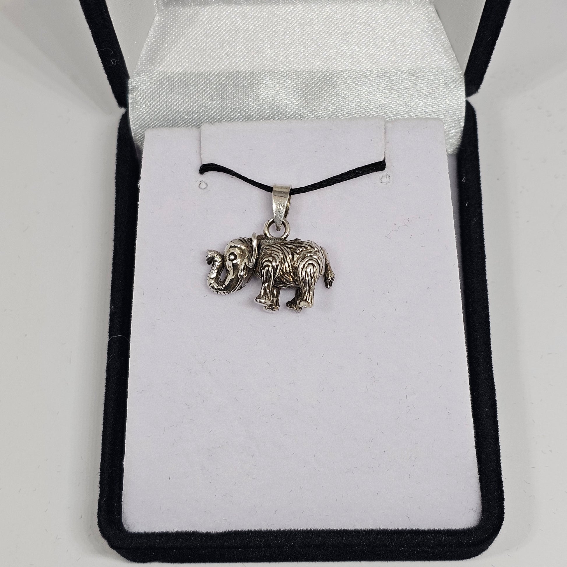 Sterling Silver Elephant Pendant - Rivendell Shop