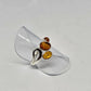 Amber Sterling Silver Ring - Rivendell Shop