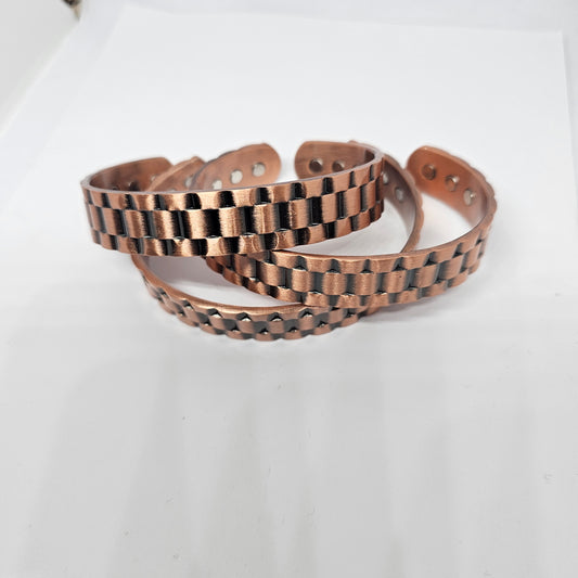 Copper Bracelet - Woven 6 Magnets - Rivendell Shop