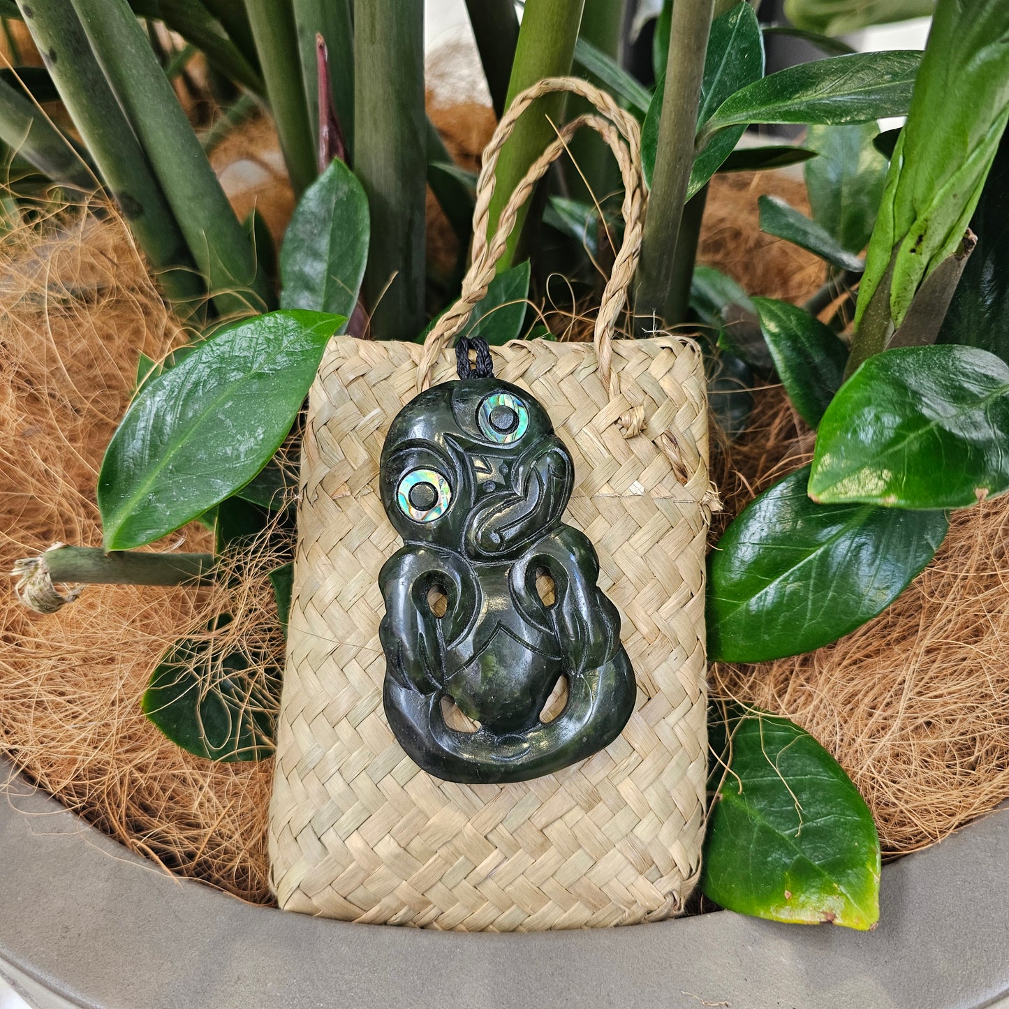 Pounamu (Greenstone) Tiki XL - Rivendell Shop