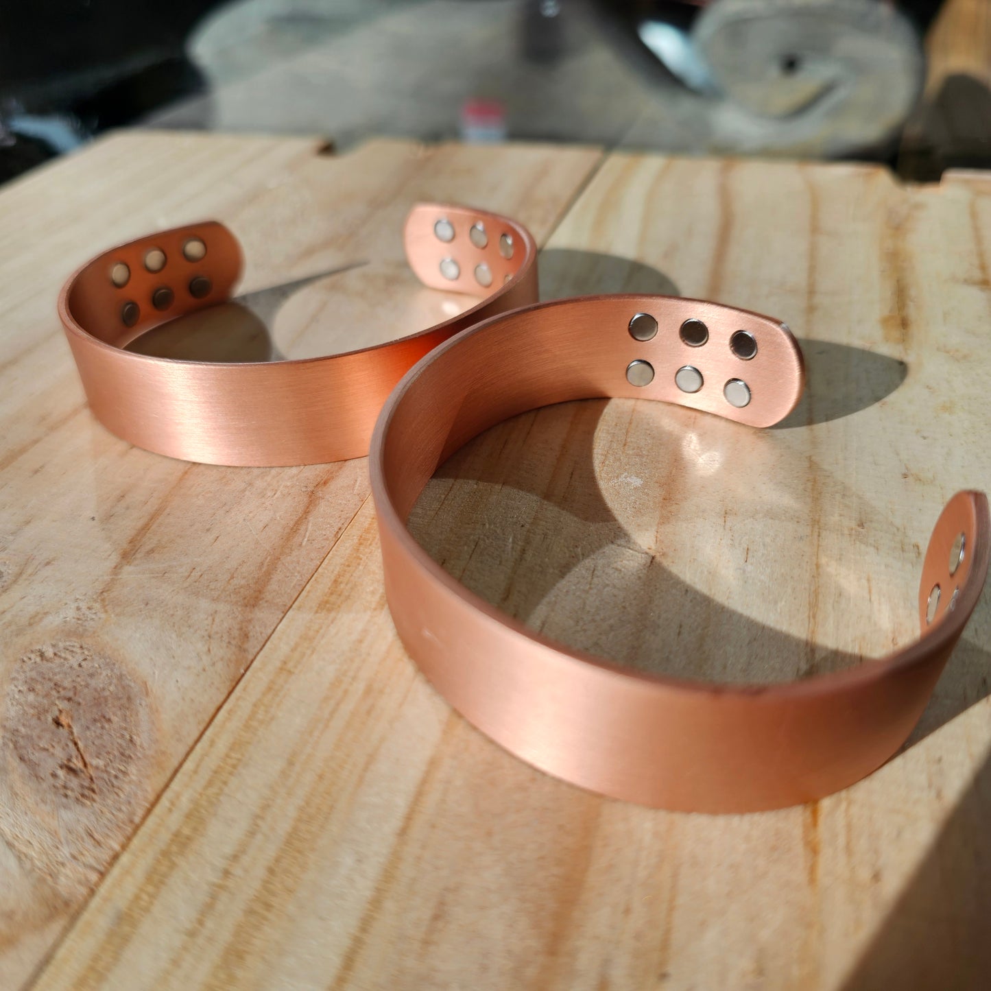 Large Copper Bracelet - 12 Magnet - Rivendell Shop