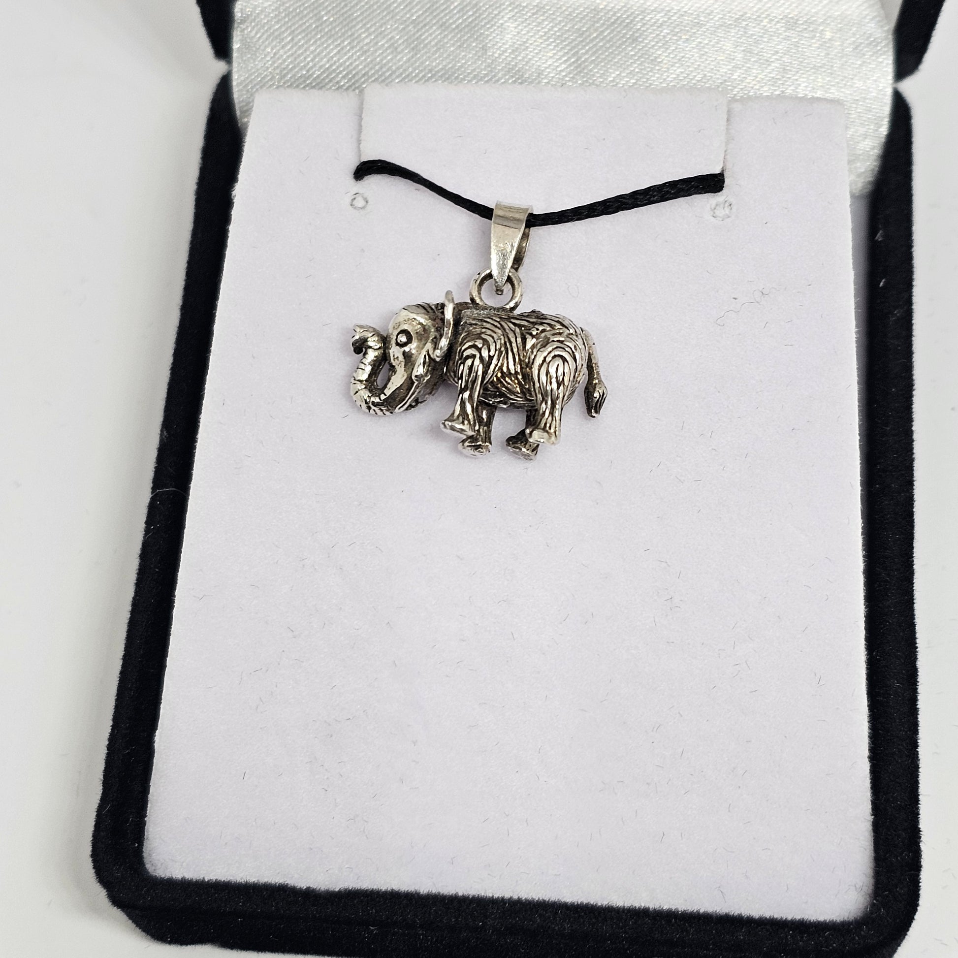 Sterling Silver Elephant Pendant - Rivendell Shop