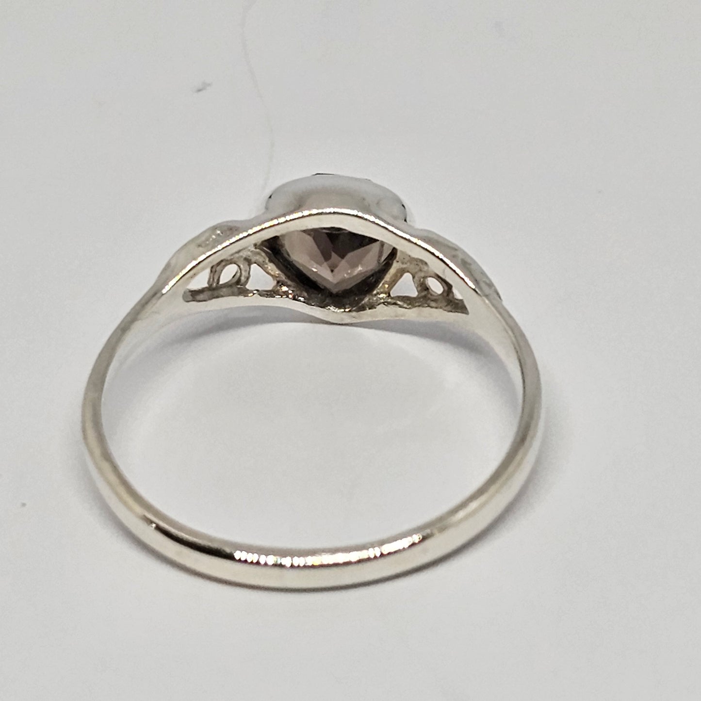 Smoky Quartz Sterling Silver Ring - Rivendell Shop