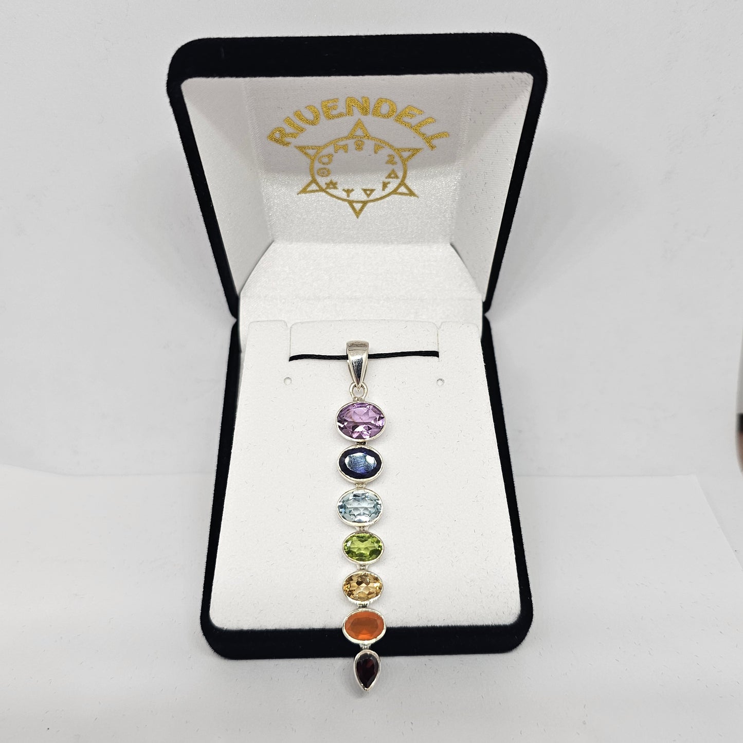 Chakra Sterling Silver Pendant - Rivendell Shop