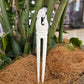Handcarved Bone 2 Prong Heru (Comb) - Hei Matau (Fish Hook) - Rivendell Shop