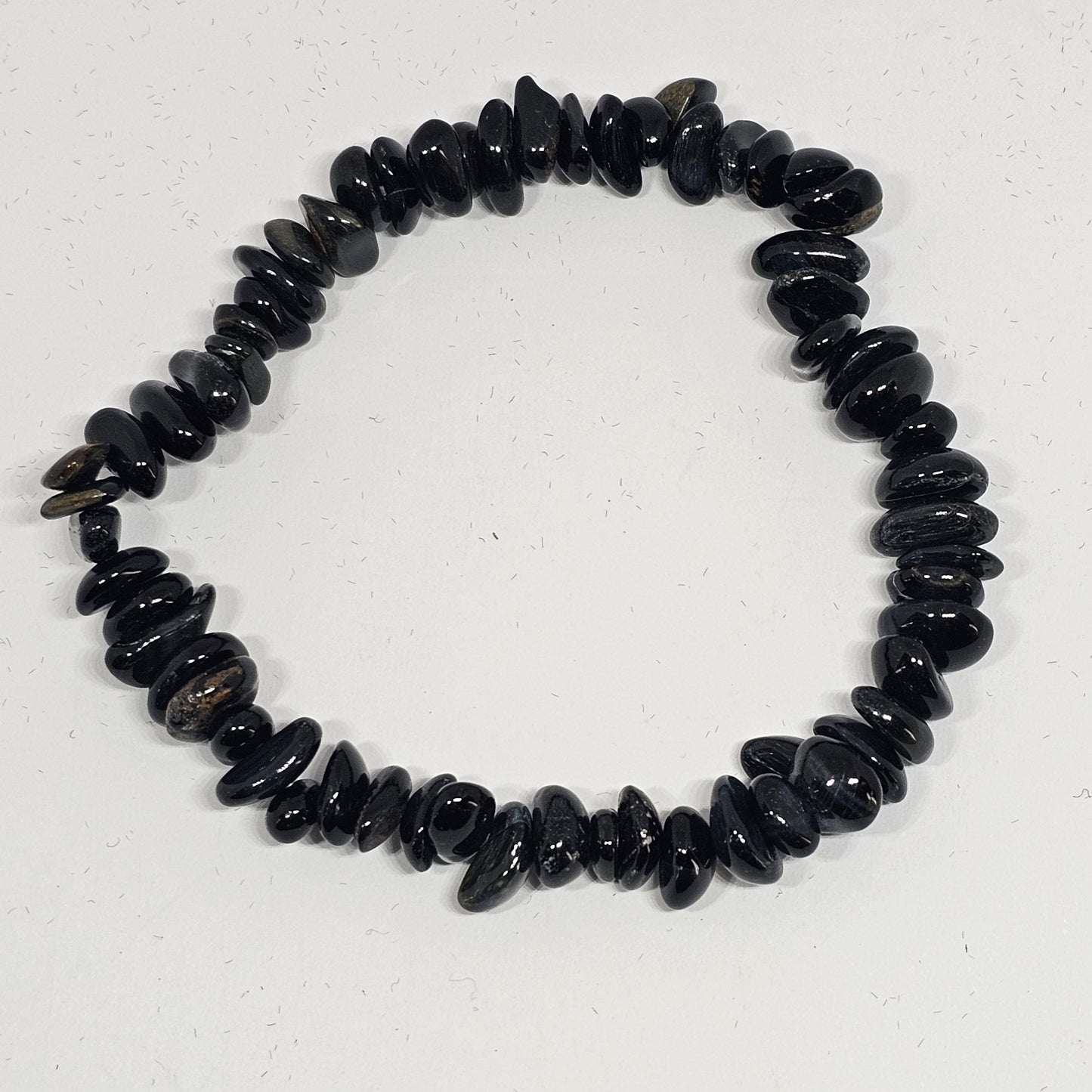 Blue Tigers Eye Chip Bracelet - Rivendell Shop