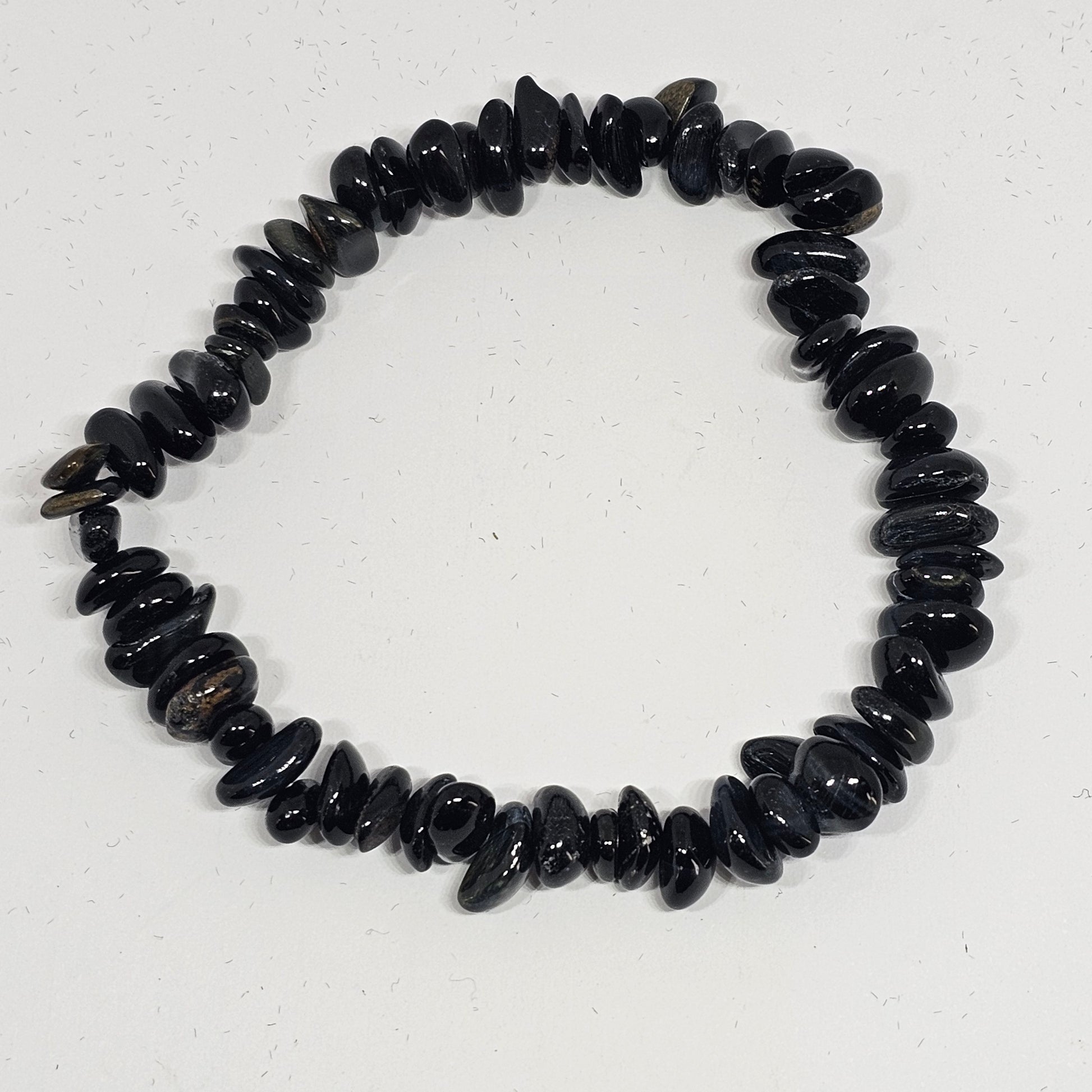 Blue Tigers Eye Chip Bracelet - Rivendell Shop