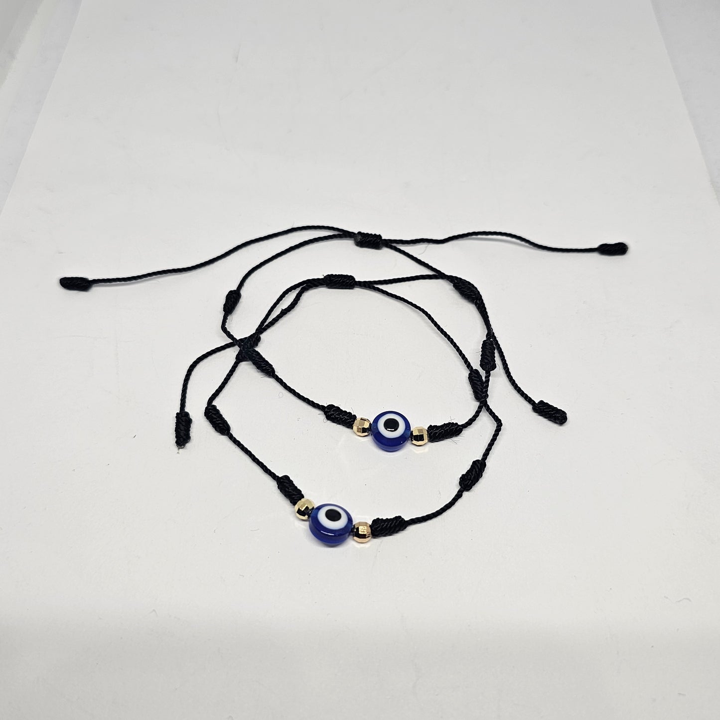 Evil Eye 7 Knot Wax Bracelet - Rivendell Shop