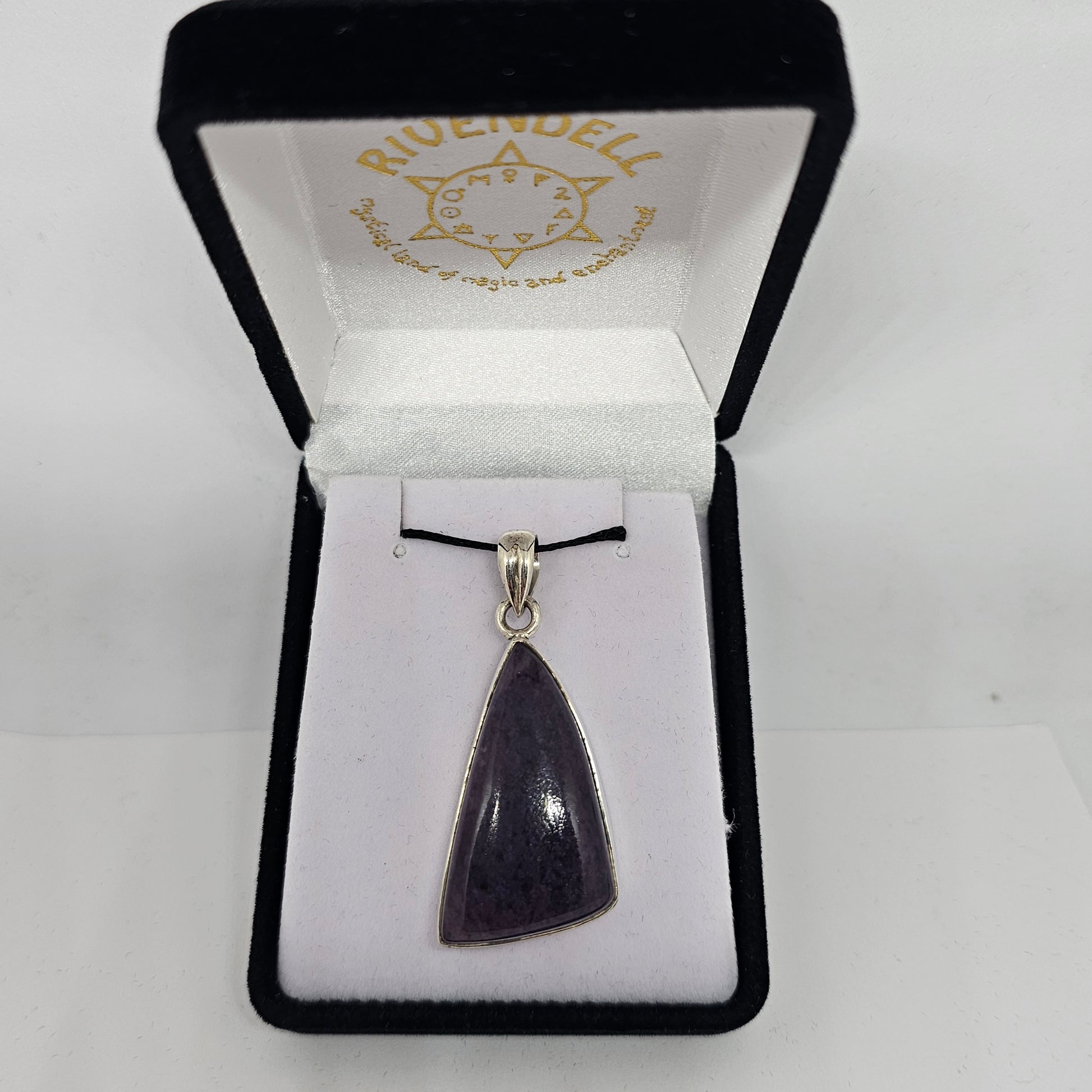 Charoite Sterling Silver Pendant - Rivendell Shop