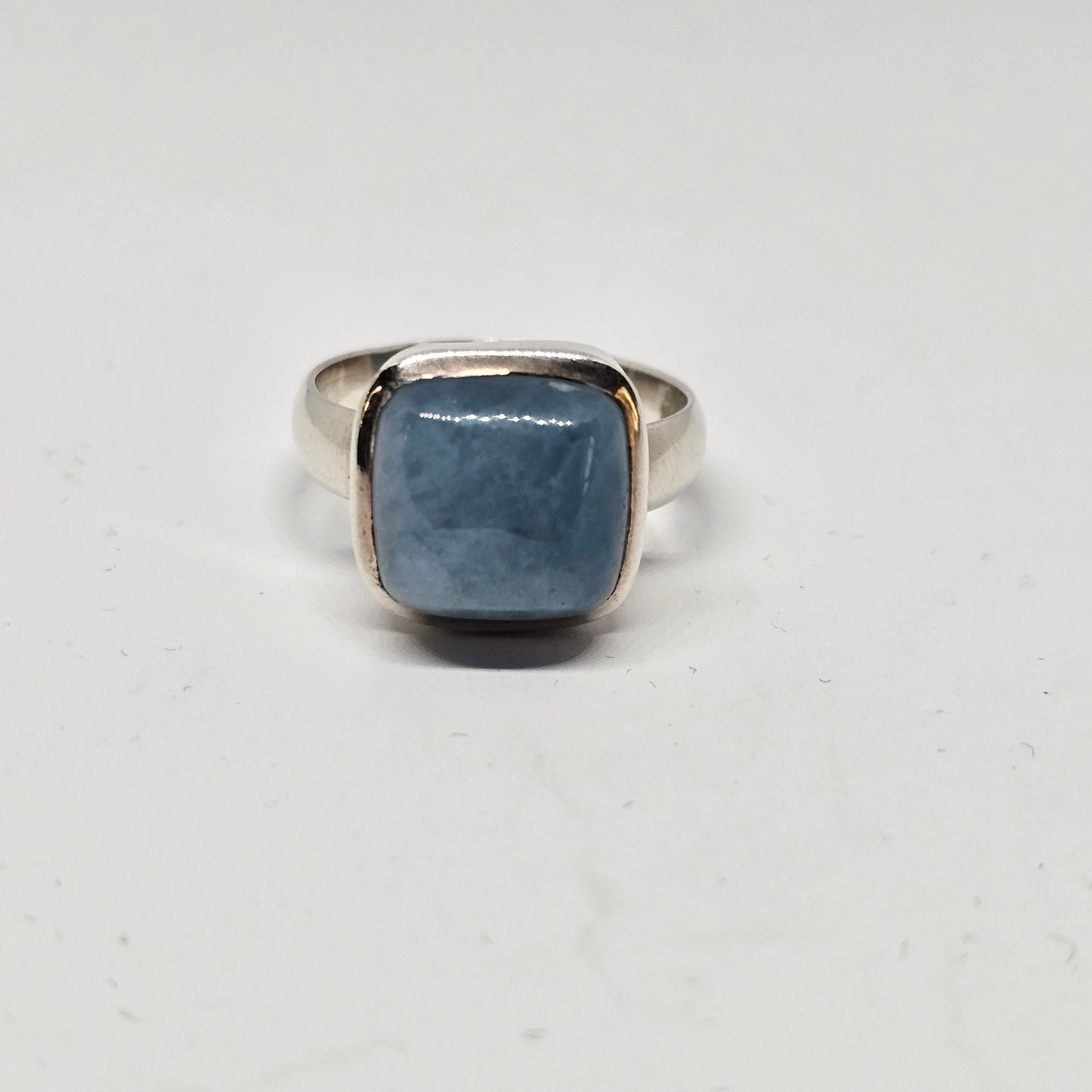 Aquamarine Sterling Silver Ring - Rivendell Shop
