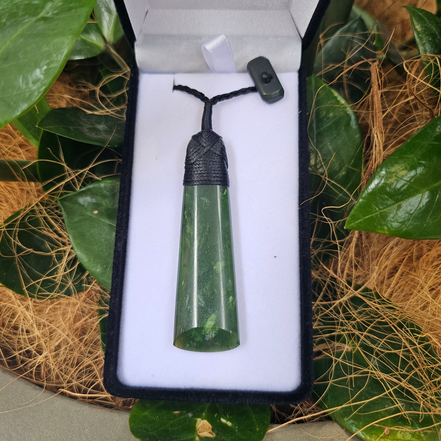 Greenstone Toki Pendant 65 x 20 mm