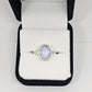 Moonstone Sterling Silver Ring - Rivendell Shop
