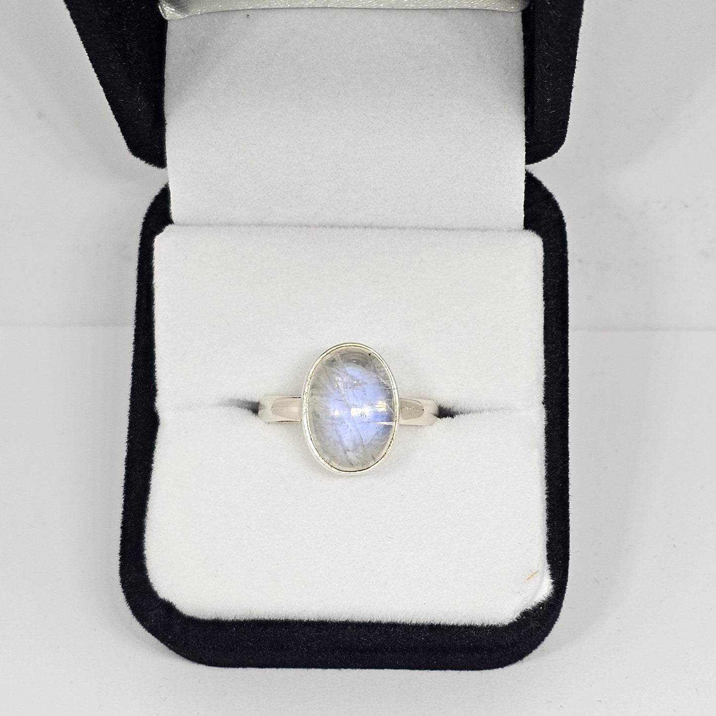 Moonstone Sterling Silver Ring - Rivendell Shop
