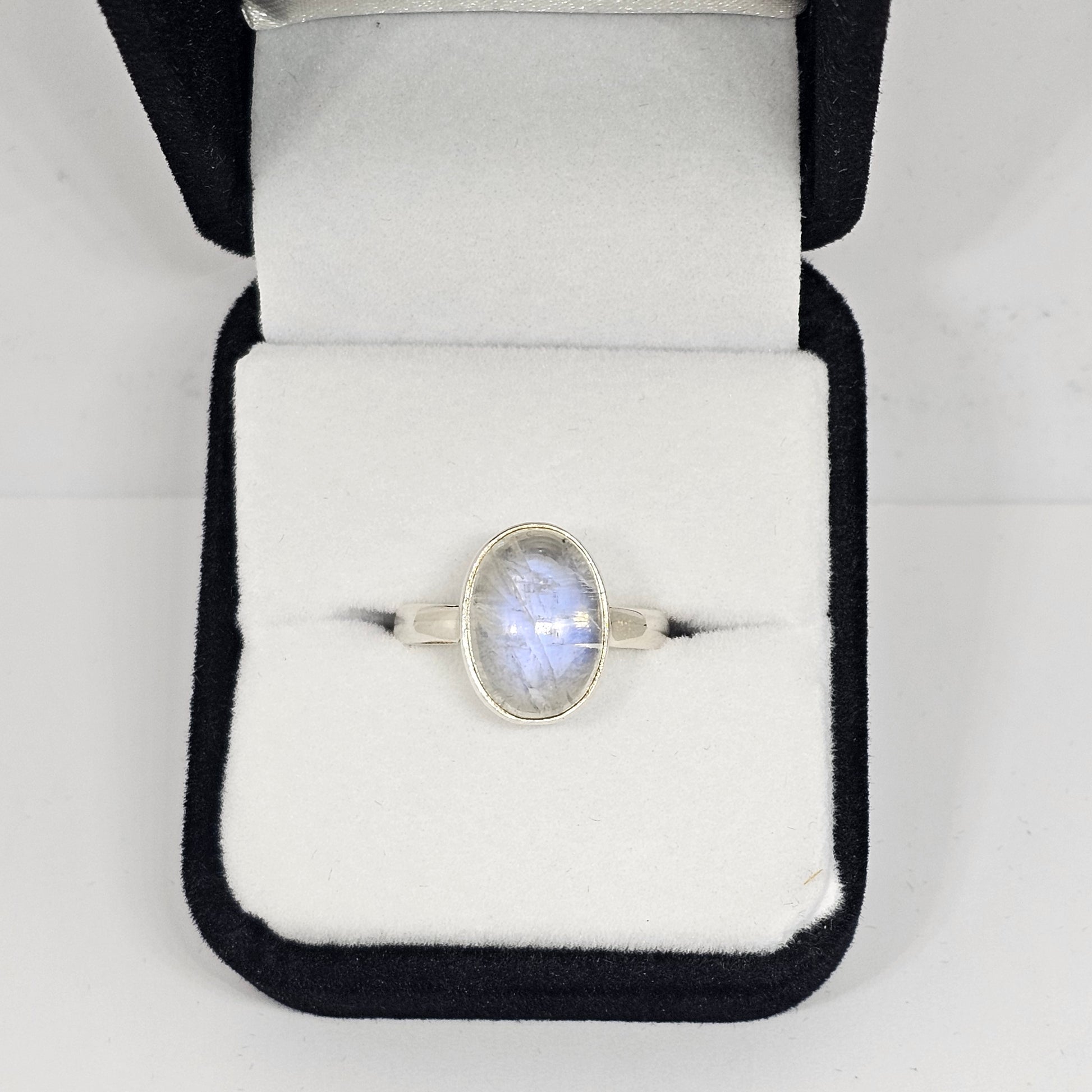 Moonstone Sterling Silver Ring - Rivendell Shop