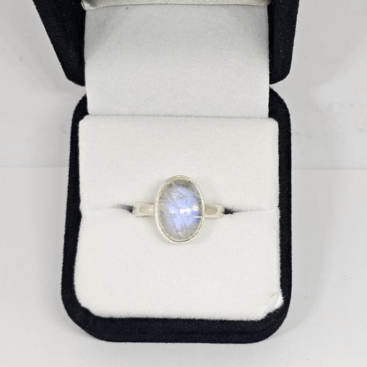 Moonstone Sterling Silver Ring