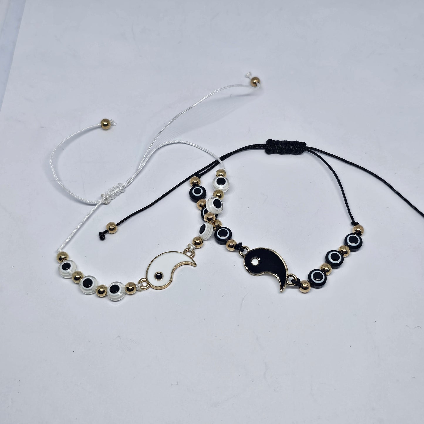 Yin Yang Wax Cord Bracelet - Rivendell Shop