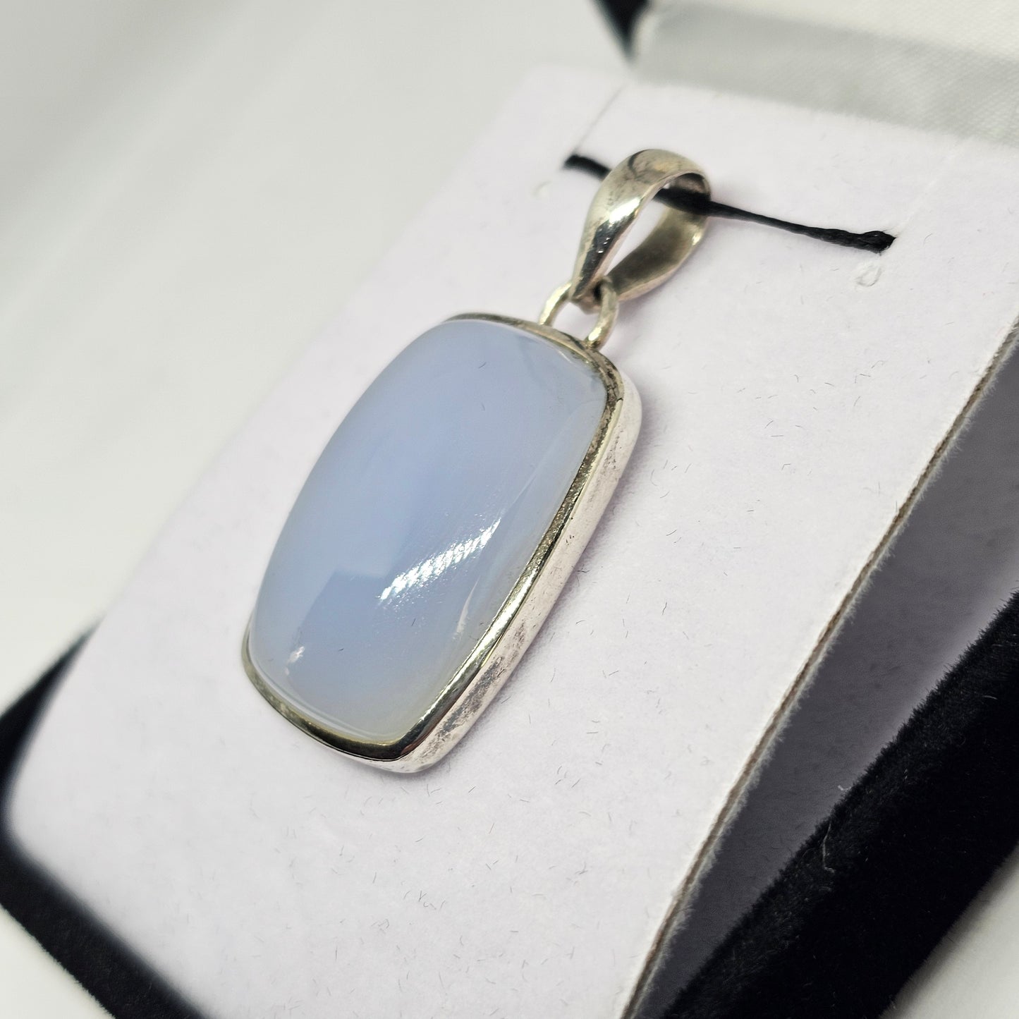 Chalcedony Sterling Silver Pendant - Rivendell Shop